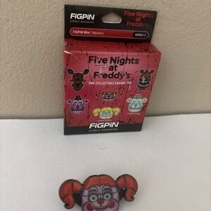 FigPin Mini Five Nights At Freddy’s Glow In Dark Circus Baby Pin Unclaimed FNAF